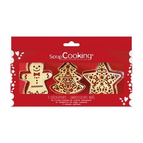 Coffret découpoirs et embosseurs Noël