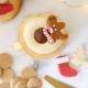 Décoration en pâte d'amande Sweet Xmas - par 6