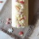 Décoration en pâte d'amande Hiver - par 6
