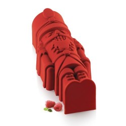 Moule à bûche Nutcracker Silikomart 25 cm