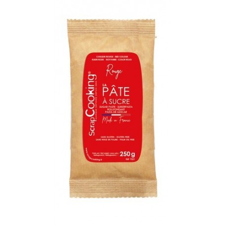 Pâte à sucre rouge - 250 g