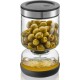 Bocal à cornichons avec séparateur verre 900 ml