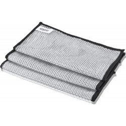 Torchon à récurer en fil métallique 20 x 20 cm - par 3 Torchon à récurer en fil métallique 20 x 20 cm - par 3