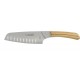 Couteau Santoku alvéolé Légende bois d'olivier 13 cm