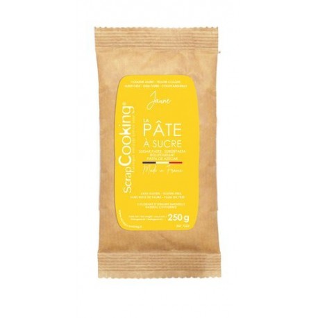 Pâte à sucre jaune - 250 g