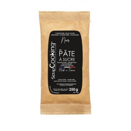 Pâte à sucre noir - 250 g
