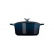 Cocotte fonte Signature ronde bleu nuit Ø 24 cm