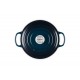 Cocotte fonte Signature ronde bleu nuit Ø 24 cm