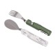 Couverts nomades pliants 13h25 alu kaki