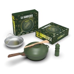 Coffret La Fabuleuse poêle vert fougère ø 28 cm