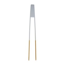 Pince à toast aimantée Cosy gris clair 24 cm