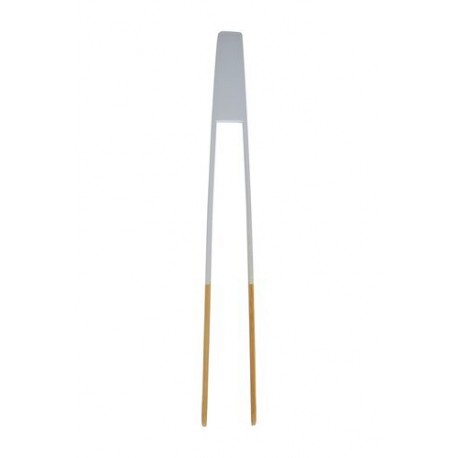Pince à toast aimantée Cosy gris clair 24 cm
