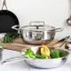 Couvercle inox Castel Pro Fixe ø 16 cm