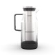 Carafe filtrante Akua en verre noir 1,2 L