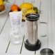 Carafe filtrante Akua en verre noir 1,2 L