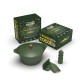 Coffret l'Incroyable cocotte vert fougère ø 28 cm