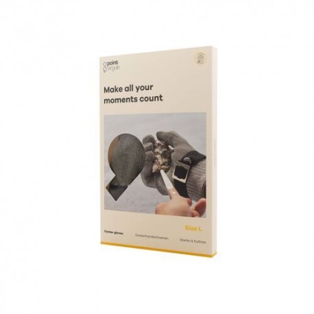 Gant à huitres ambidextre maille inox - taille L