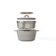 Cocotte fonte d'aluminium greige ø 24 cm