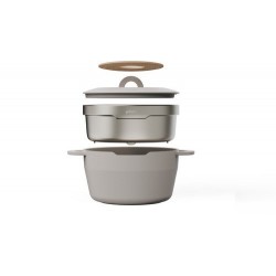 Cocotte fonte d'aluminium greige ø 24 cm Cocotte fonte d'aluminium greige ø 24 cm