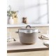 Cocotte fonte d'aluminium greige ø 24 cm