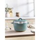 Cocotte fonte d'aluminium vert ø 24 cm