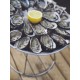 Plateau à fruits de mer rond inox