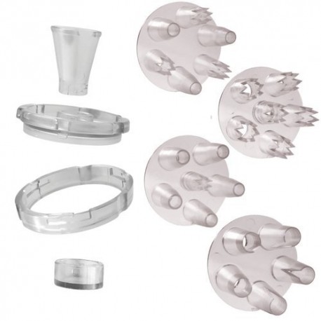 Kit 4 plateaux Multidouille circulaire et bouchon