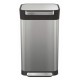 Poubelle compacteur à déchets inox noire 30/90 L