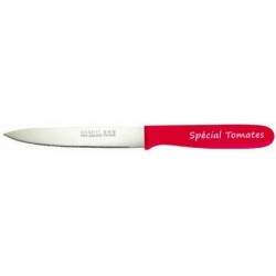 Couteau à tomates manche polypro rouge 11 cm