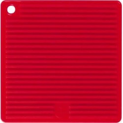 Manique carrée silicone rouge
