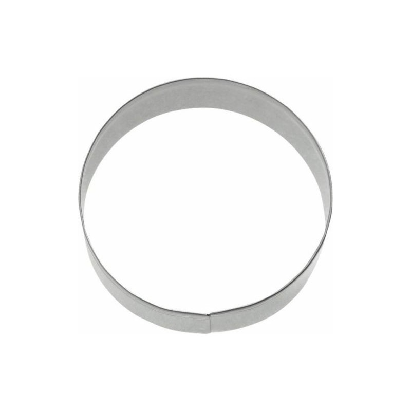 Set de 3 emporte-pièces rond lisse en inox 4, 5 et 6 cm - Alice