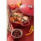 Cocotte fonte signature ronde cerise ø 26 cm