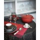 Cocotte fonte signature ronde cerise ø 26 cm