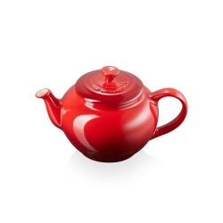 Théière céramique avec infuseur cerise 1l