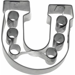 Emporte pièce inox fer à cheval 2d 6cm