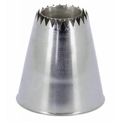 Douille sultane cone rasant inox 3cm