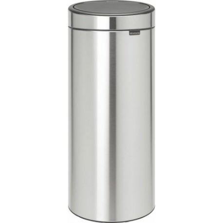 Poubelle Touch Bin inox mat 30 L