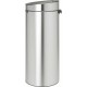 Poubelle Touch Bin inox mat 30 L