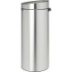 Poubelle Touch Bin inox mat 30 l