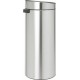 Poubelle Touch Bin inox mat 30 L