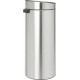 Poubelle Touch Bin inox mat 30 l