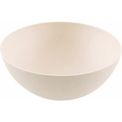 Saladier fibre de bambou blanc cassé