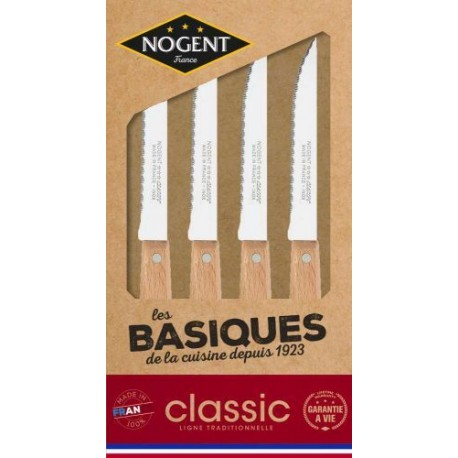 Couteaux à steak Les basiques classic - lot de 4