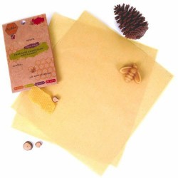Emballage à la cire d'abeille taille L /2