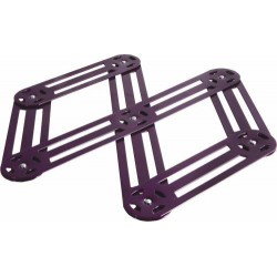 Dessous de plat extensible prune