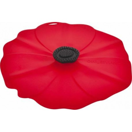 Couvercle hermétique silicone coquelicot ø 20cm