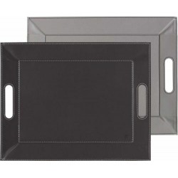 Plateau réversible noir/gris