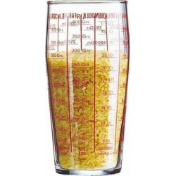 Verre mesure en verre 58cl