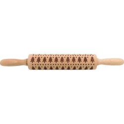 Rouleau à décoration bois sapin 20 cm