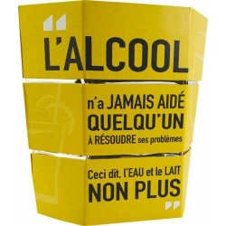 Seau à glace pliable humour